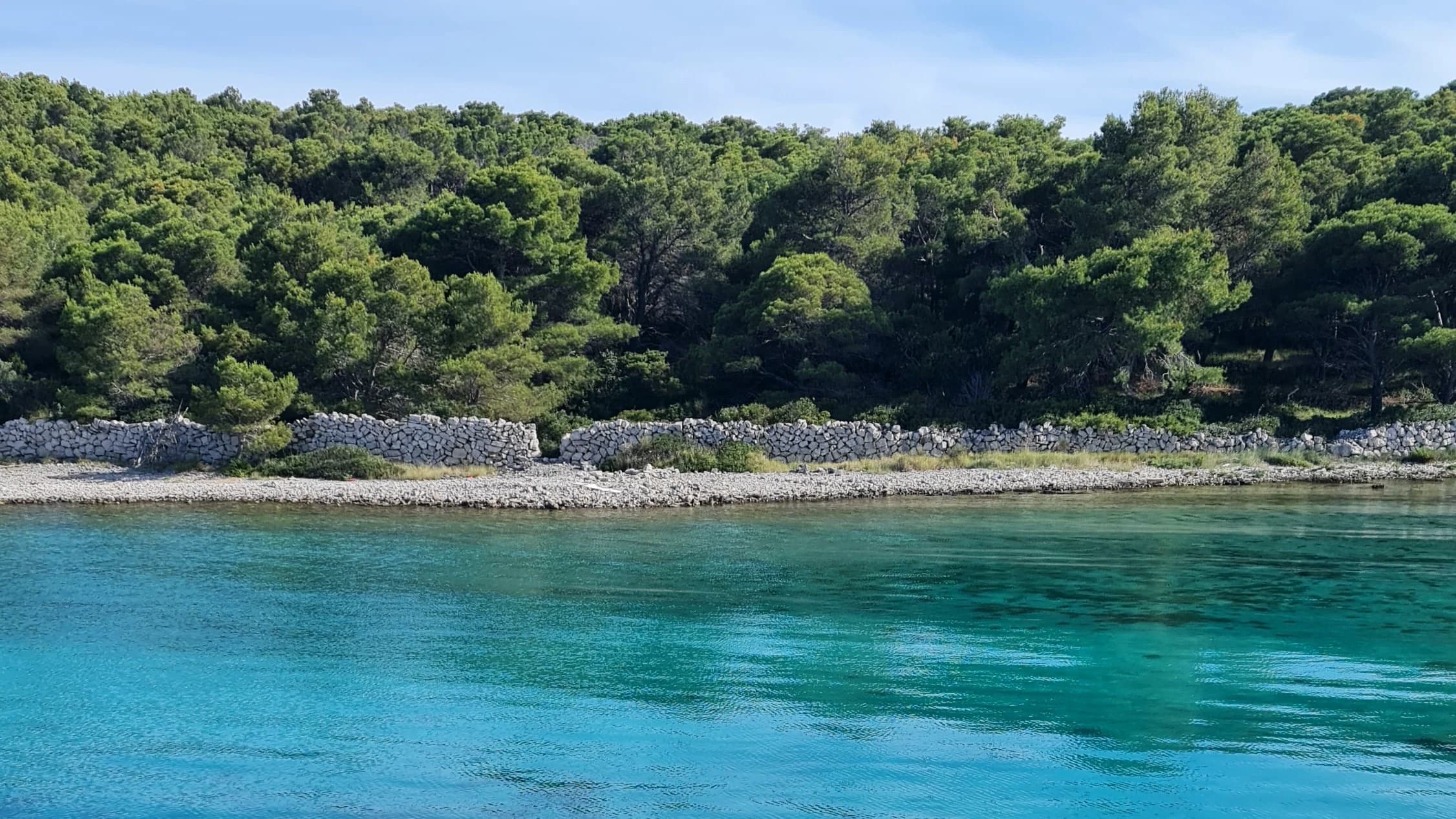 Aerial view of Pelagosa Island