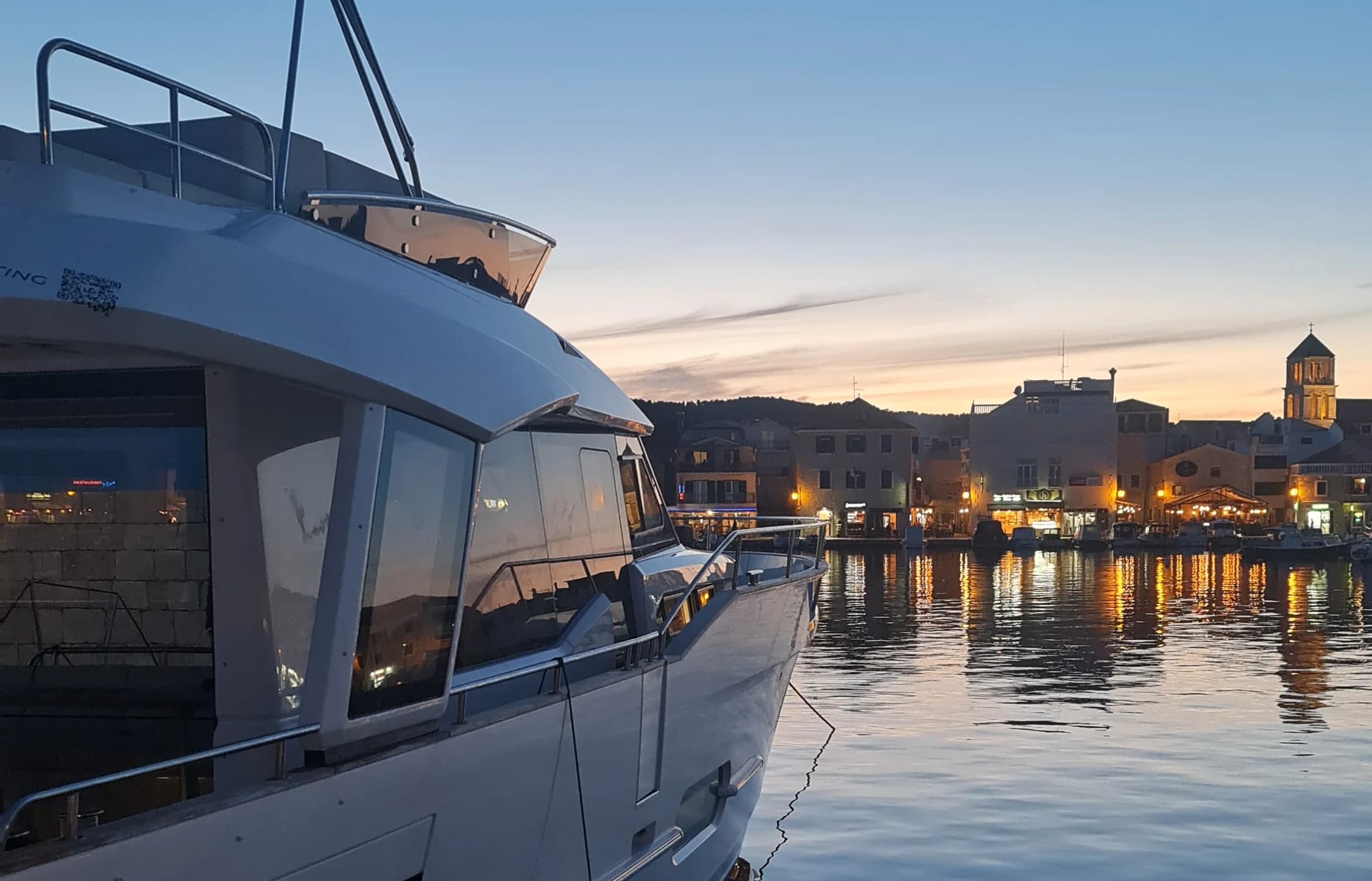 Flybridge con Vista Mare