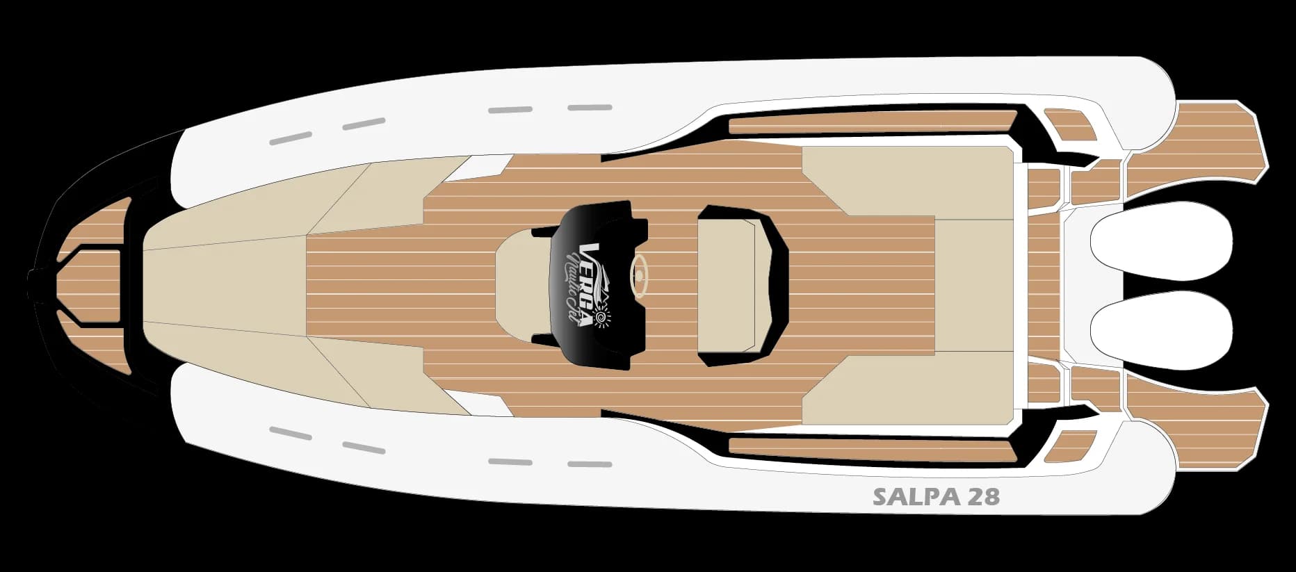 Imbarcazione Salpa 28 Bianco